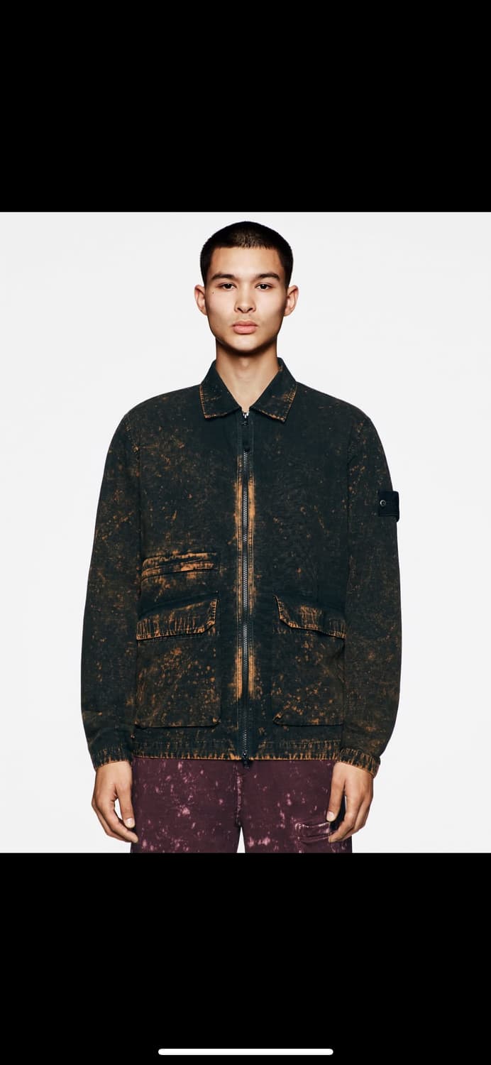 스톤아일랜드 Off-Dye Ovd Treatment overshirt 상품이미지1