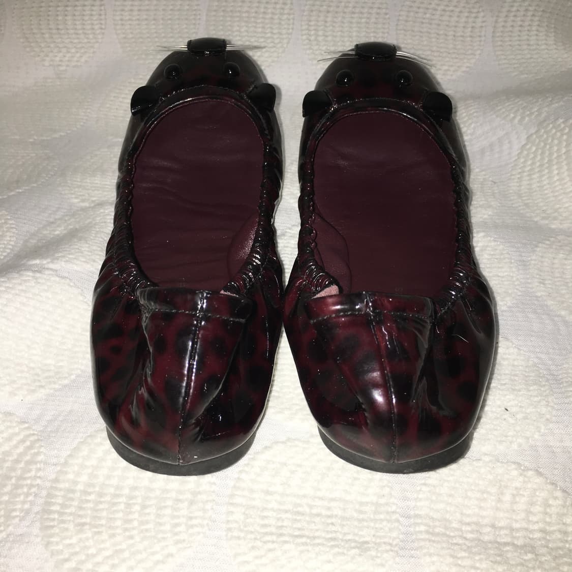 마크 제이콥스 레드 에나멜 레오파드 마우스 플랫슈즈 상품이미지5