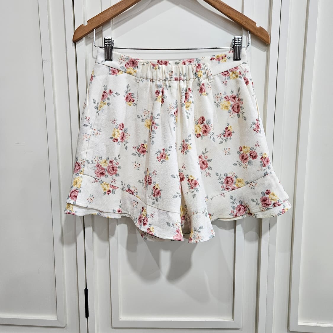 플라워 패턴 반바지 프릴 숏팬츠 상품이미지3