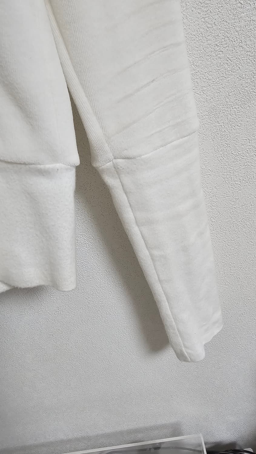 베메클 글램 벨루아 퍼 후드집업 화이트 상품이미지5