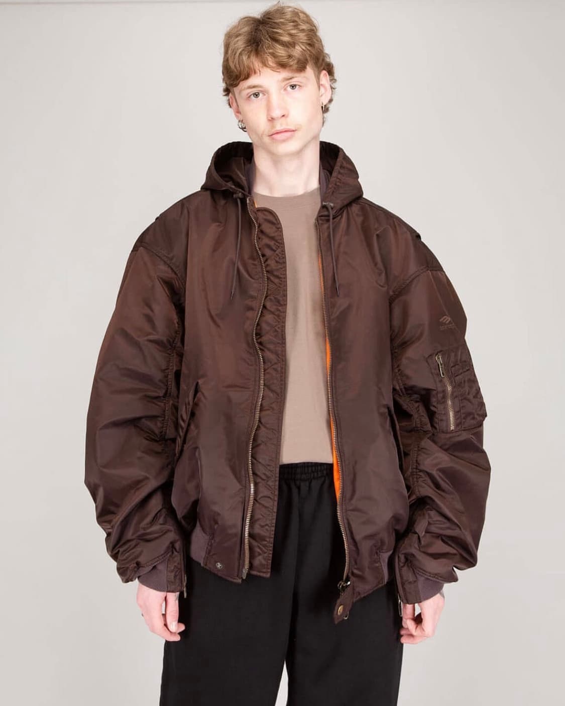 발렌시아가 3b 후드 봄버 상품이미지2