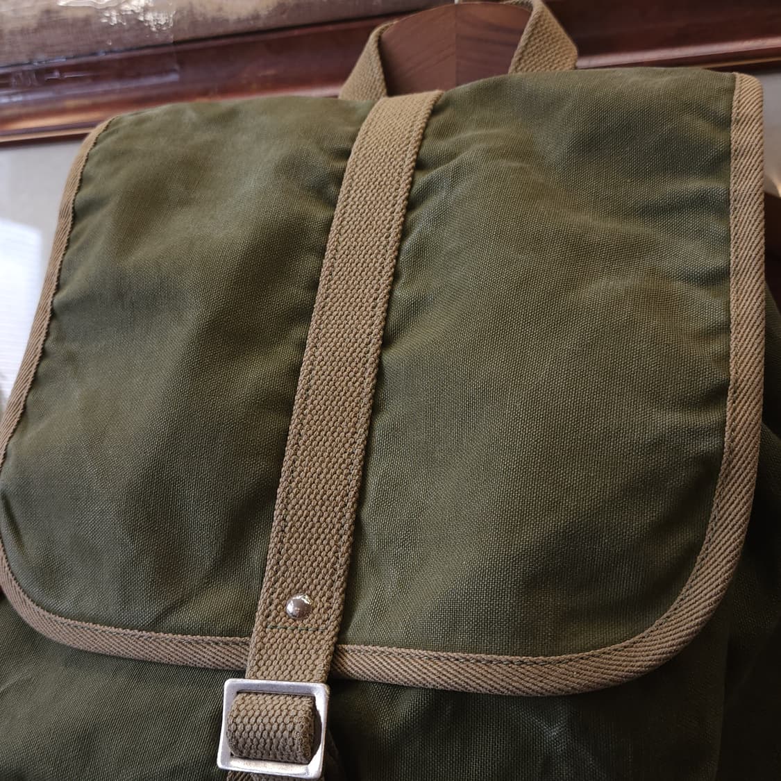 이치자와 한푸 밀리터리 코튼 빈티지 미니 백팩 상품이미지4