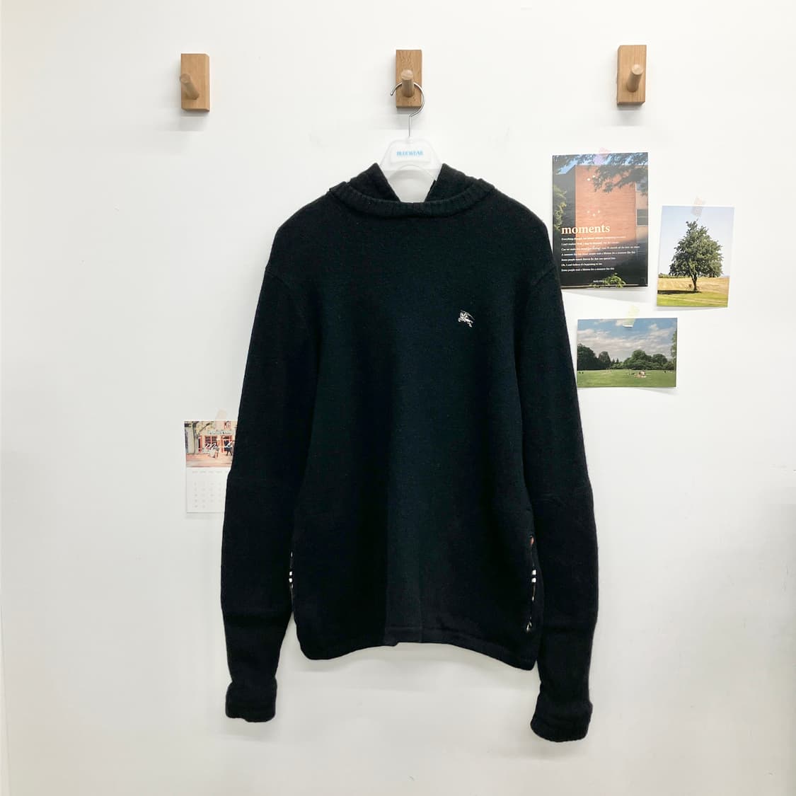 버버리 니트 후드티 상품이미지1