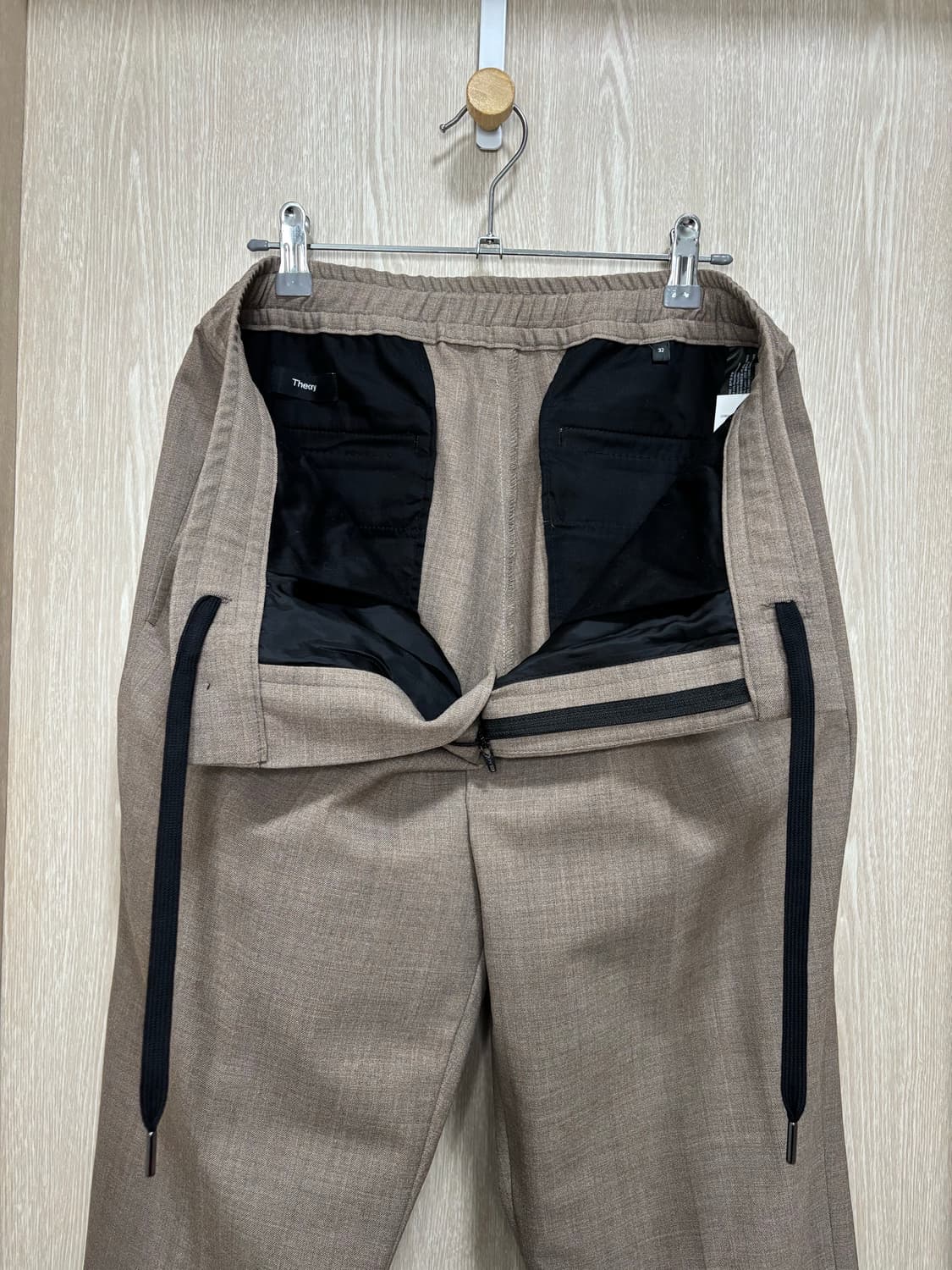 23SS)띠어리 Mayer 울 트윌밴딩 팬츠32" / 연베이지 상품이미지4
