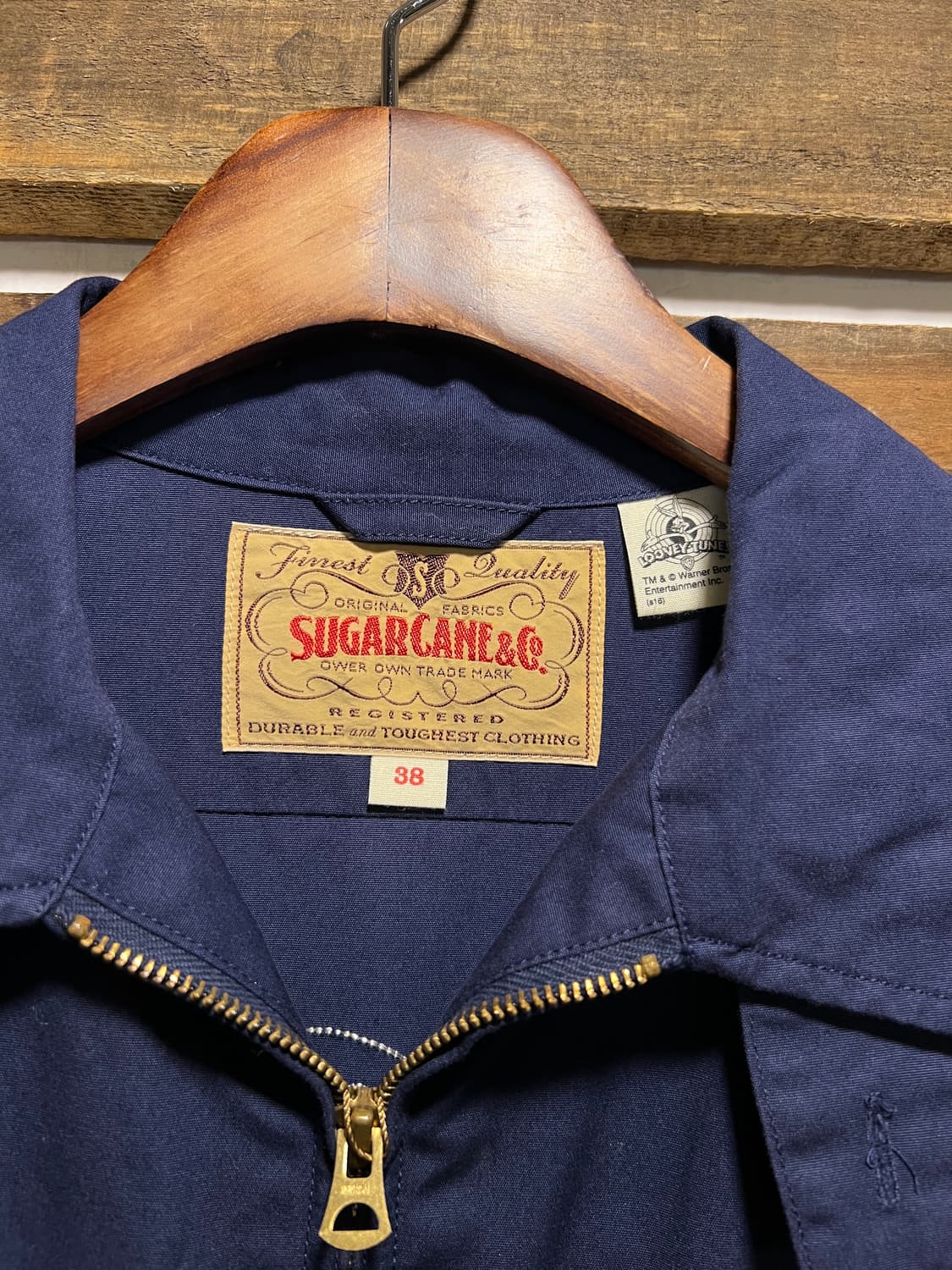 [M]슈가케인 루니툰 로드러너 그래픽 네이비 드리즐러 자켓 상품이미지3