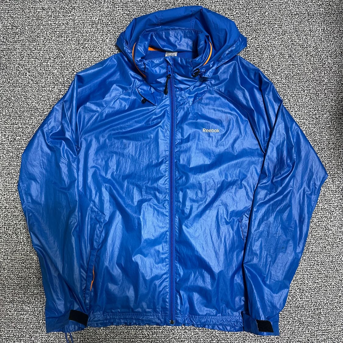 (105) 리복 블루 바람막이 후드 자켓 상품이미지1