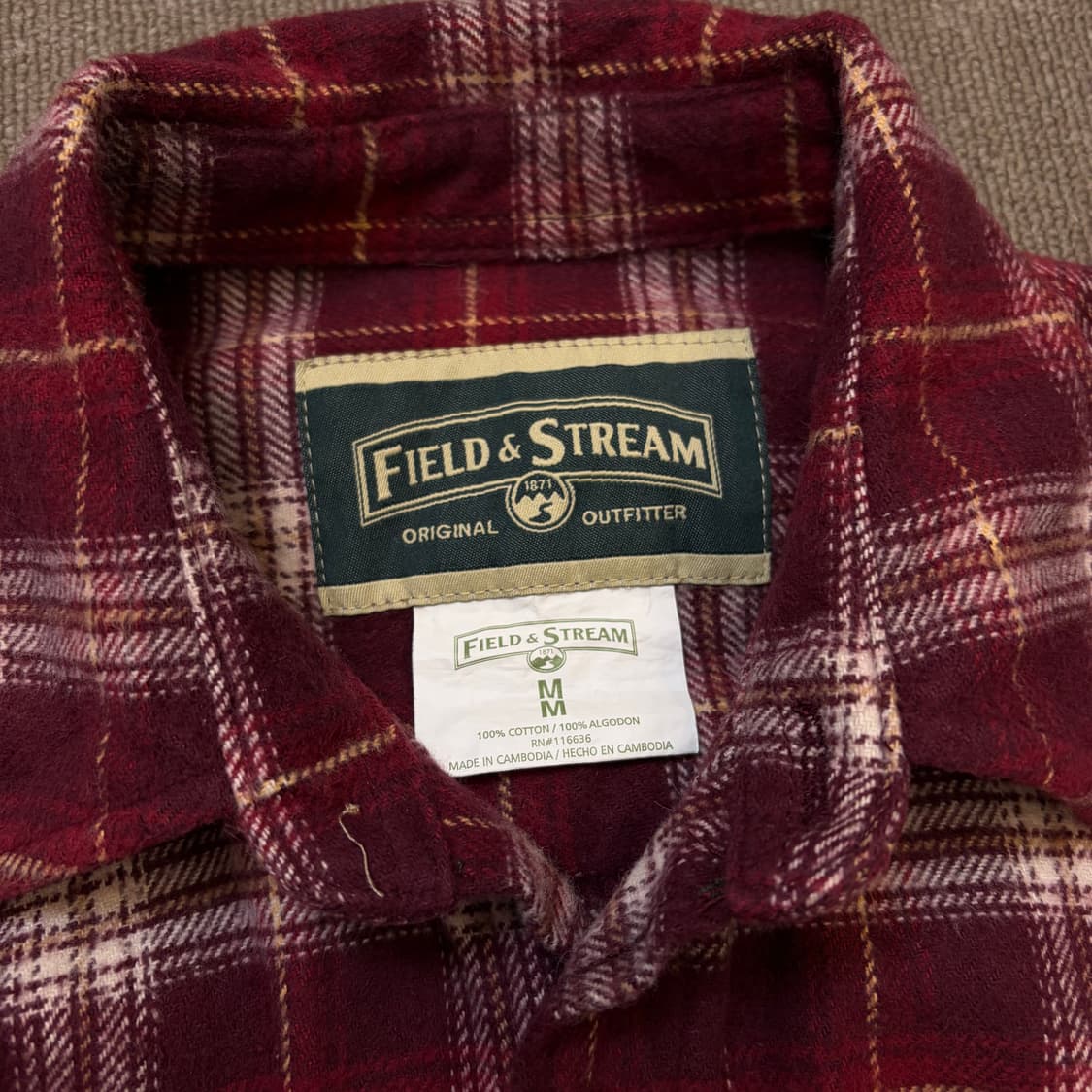 FIELD & STREAM 필드앤스트림 헤비 플란넬 셔츠 상품이미지2