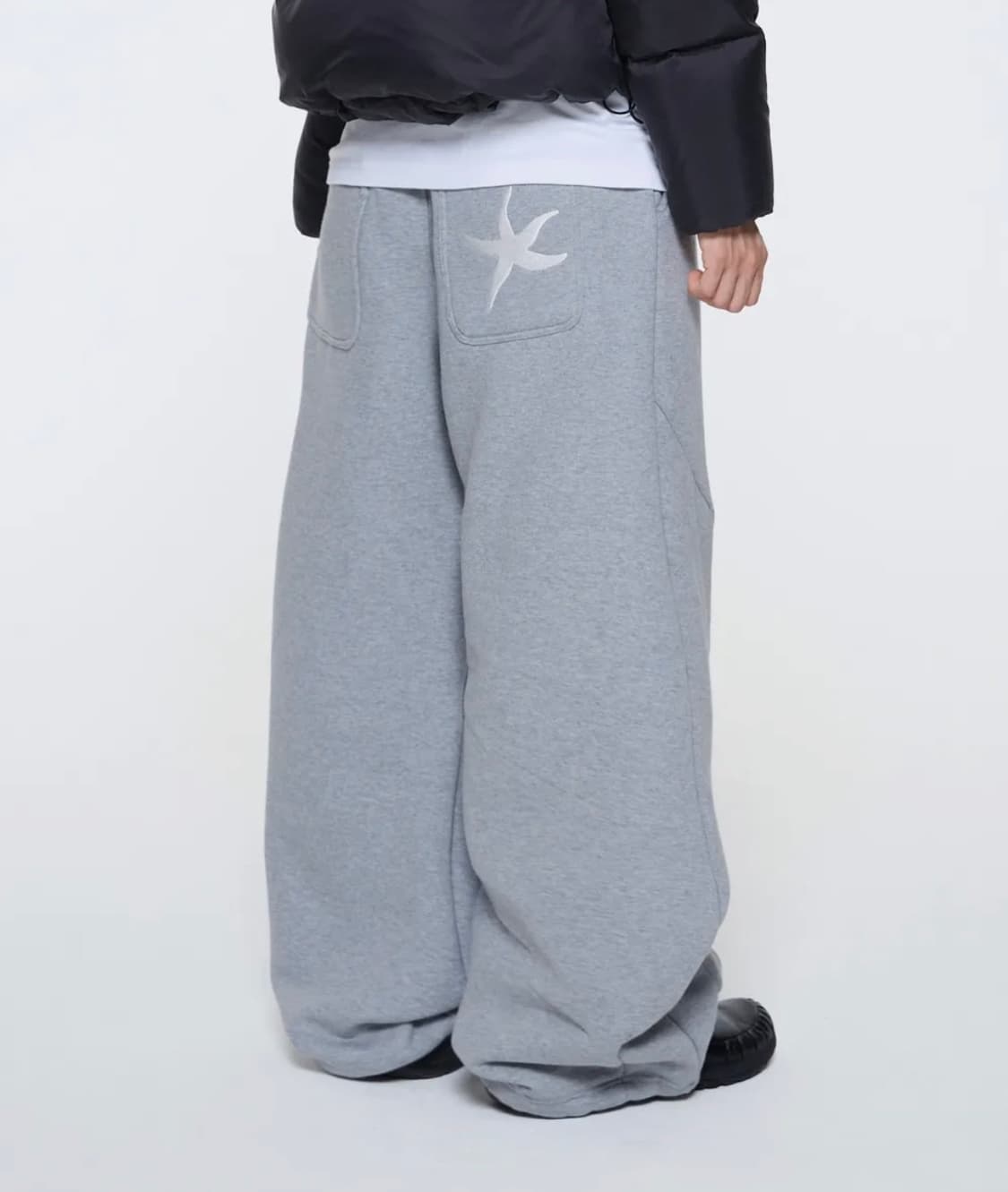 더콜디 스웻팬츠 그레이 L 기모X 상품이미지1