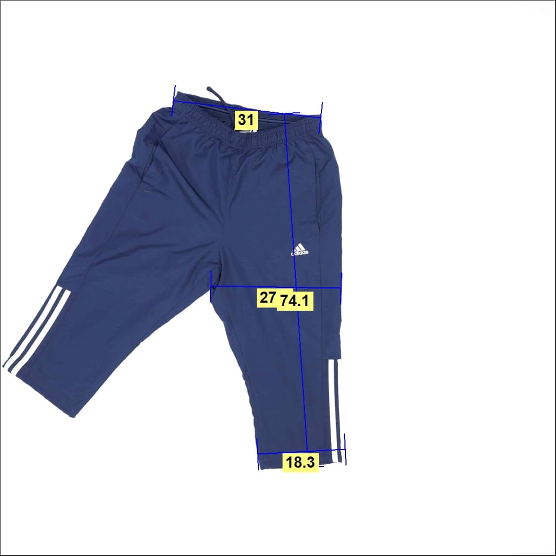 90 아디다스 여성 7부 트레이닝 팬츠 0326J 상품이미지6