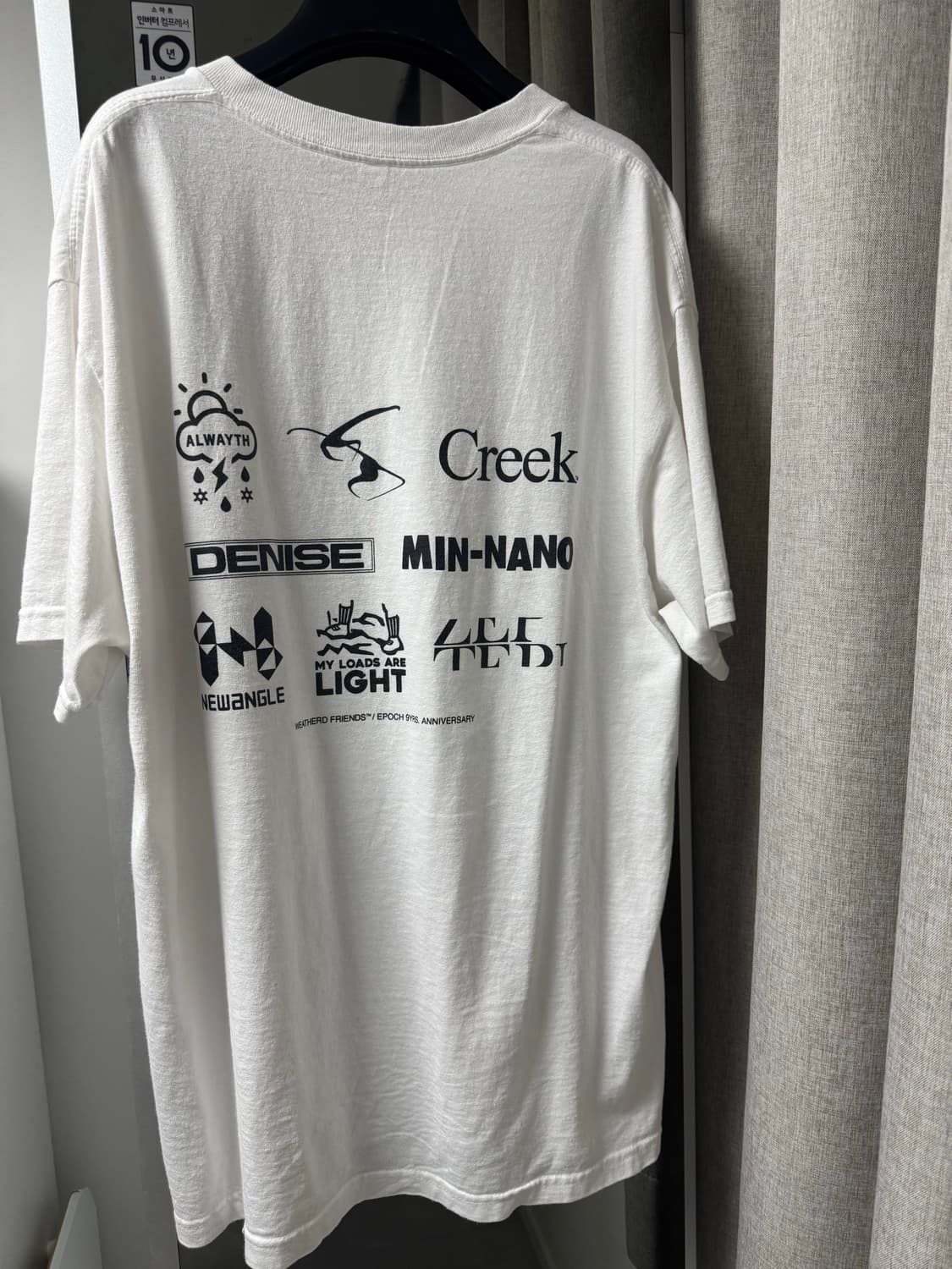 creek epoch 9주년 티셔츠판매 ennoy everyone 카키스 상품이미지2