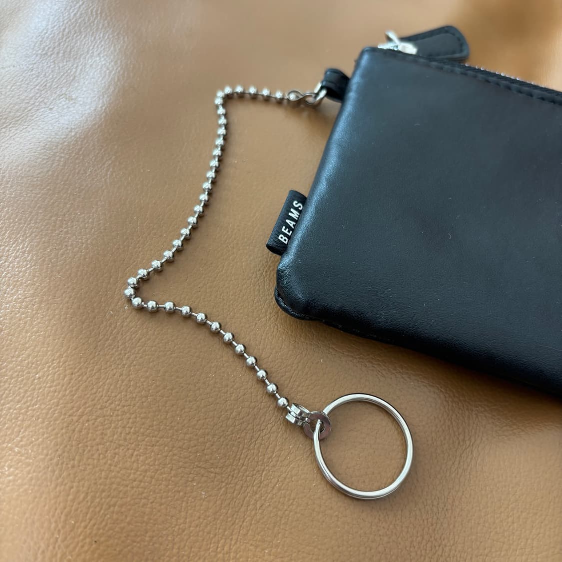 Beams 빔즈 빔스 월렛 지갑 블랙 (스트랩 포함) 상품이미지3