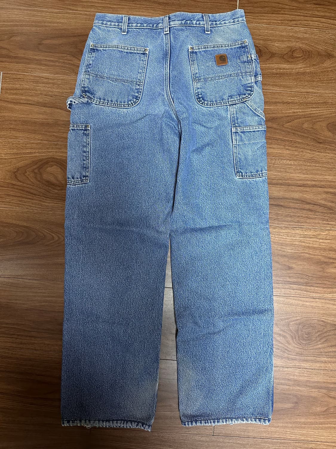 빈티지 칼하트 데님 워크팬츠 카펜터 싱글니 상품이미지3