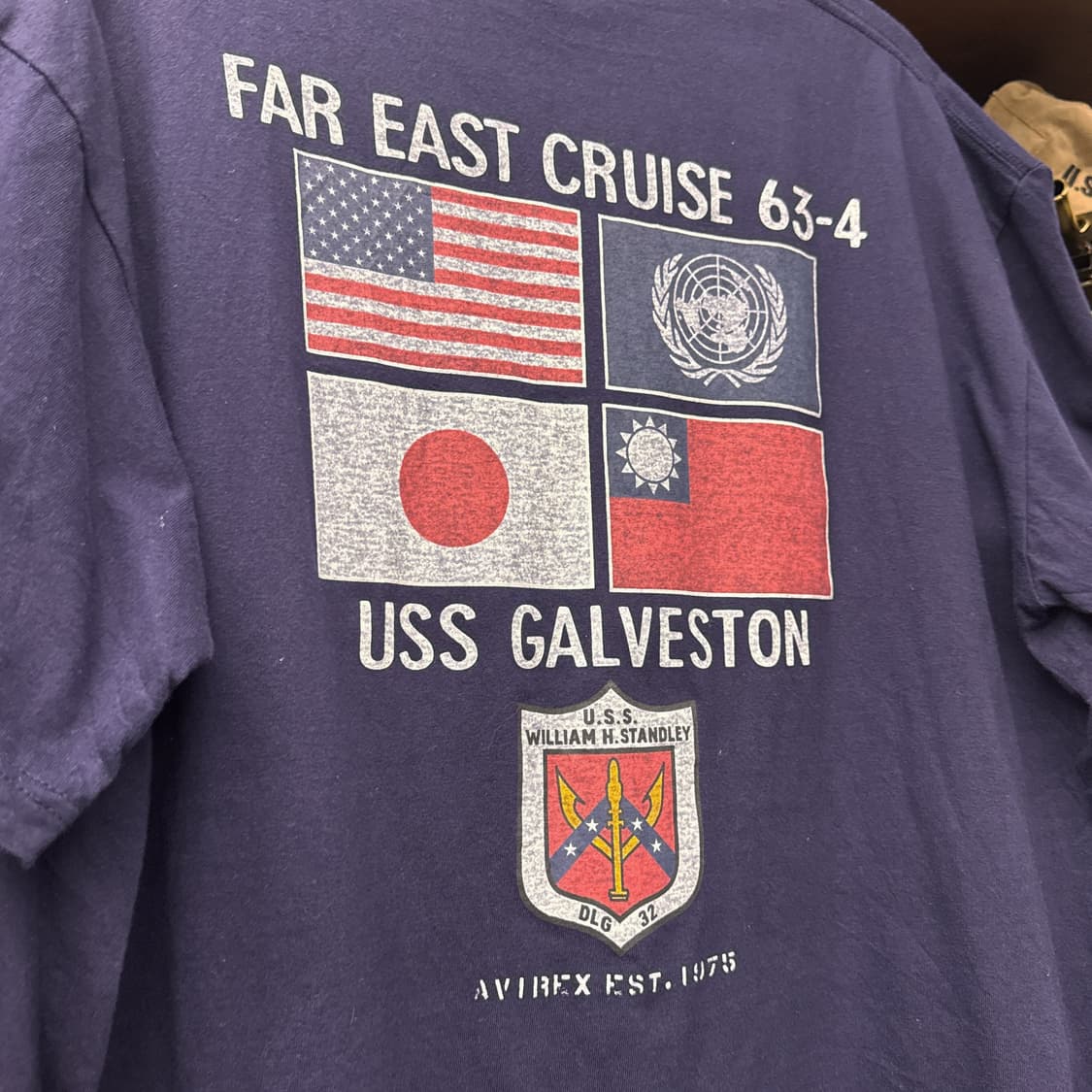 아비렉스 U.S.네이비 VF-1 패치 그래픽 반팔 티셔츠 N841   상품이미지3