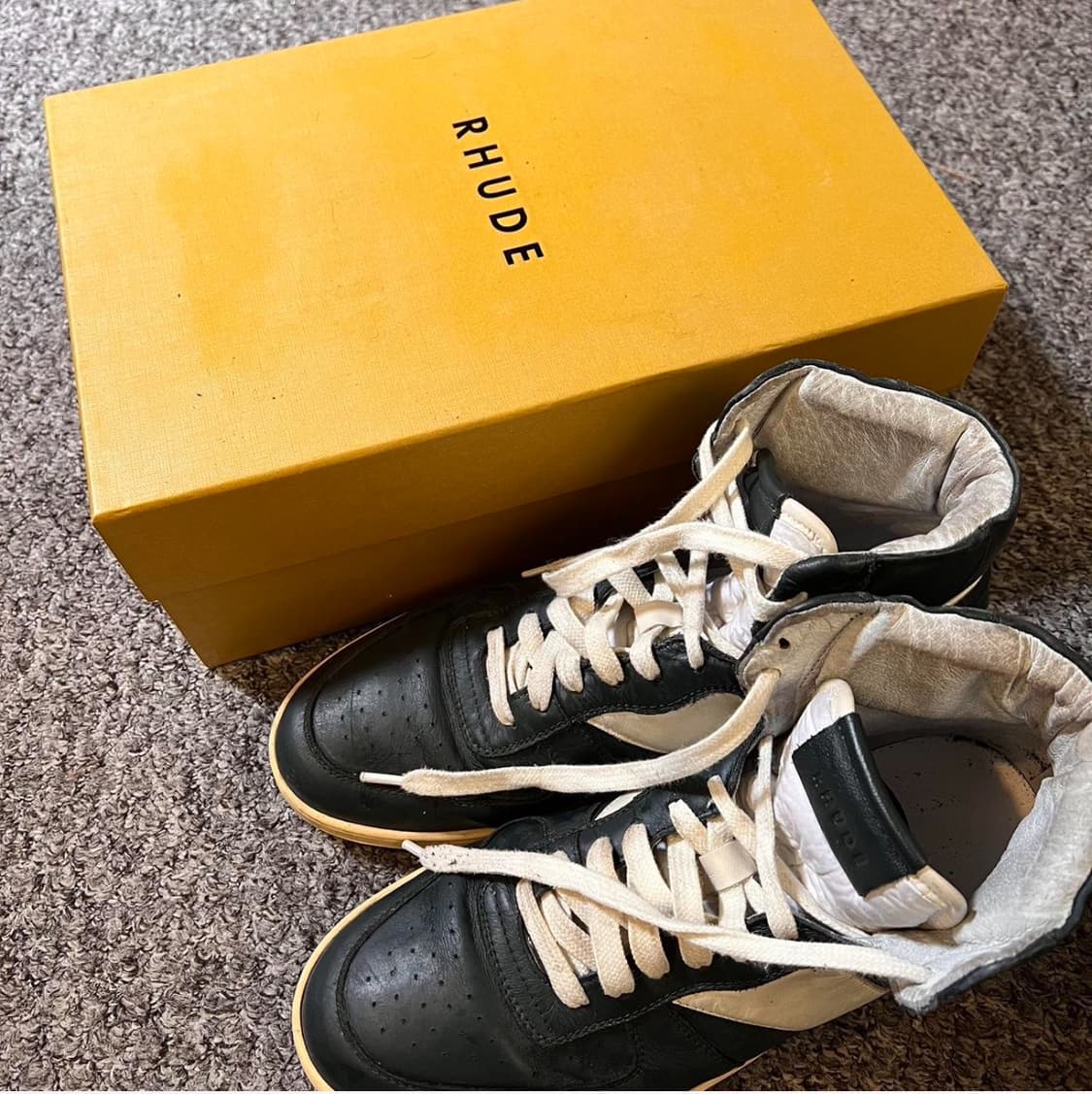 Rhude 루드 하이 스니커즈 상품이미지2