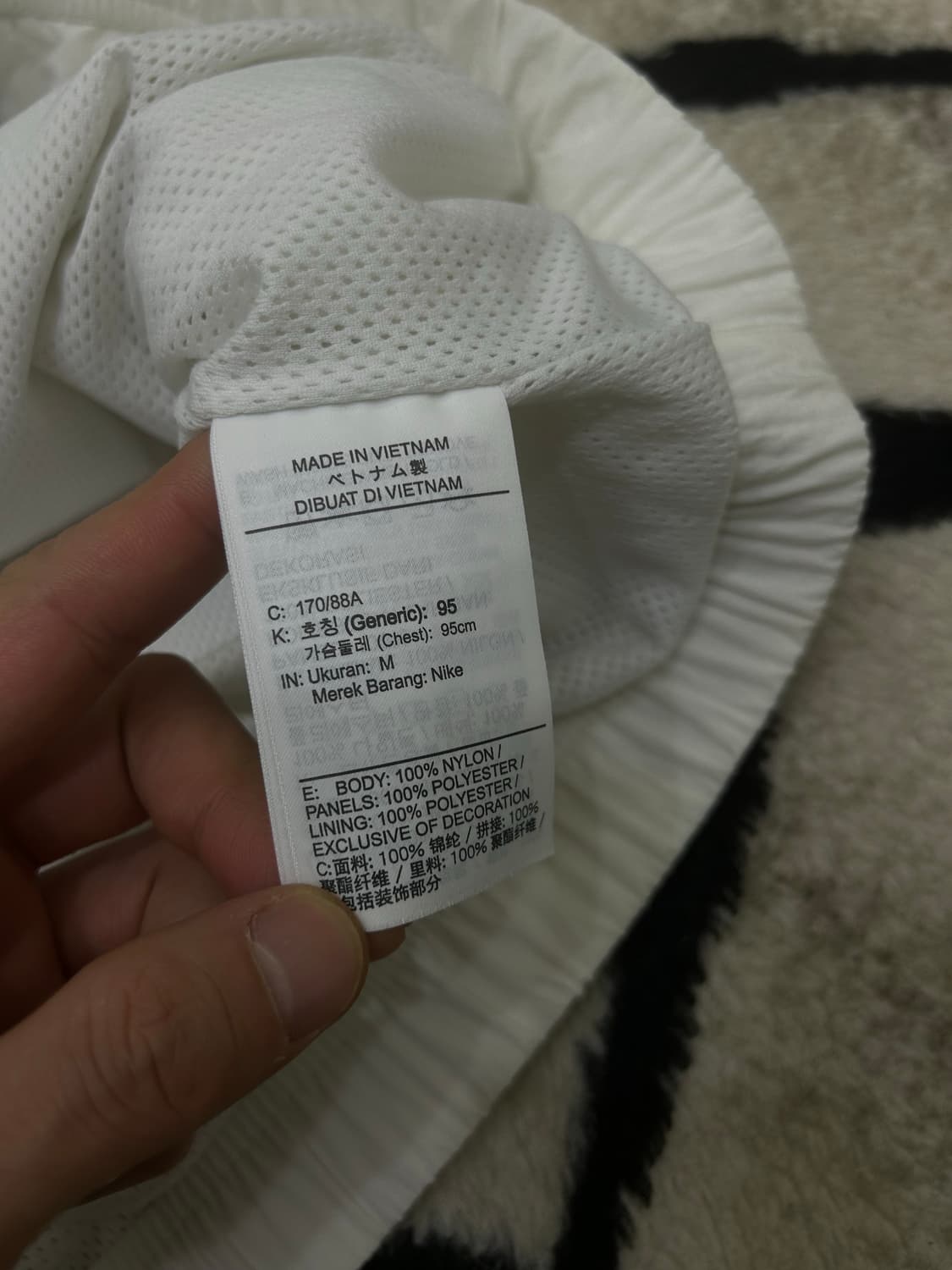 [M]나이키 빅스우시 바람막이/화이트 상품이미지5