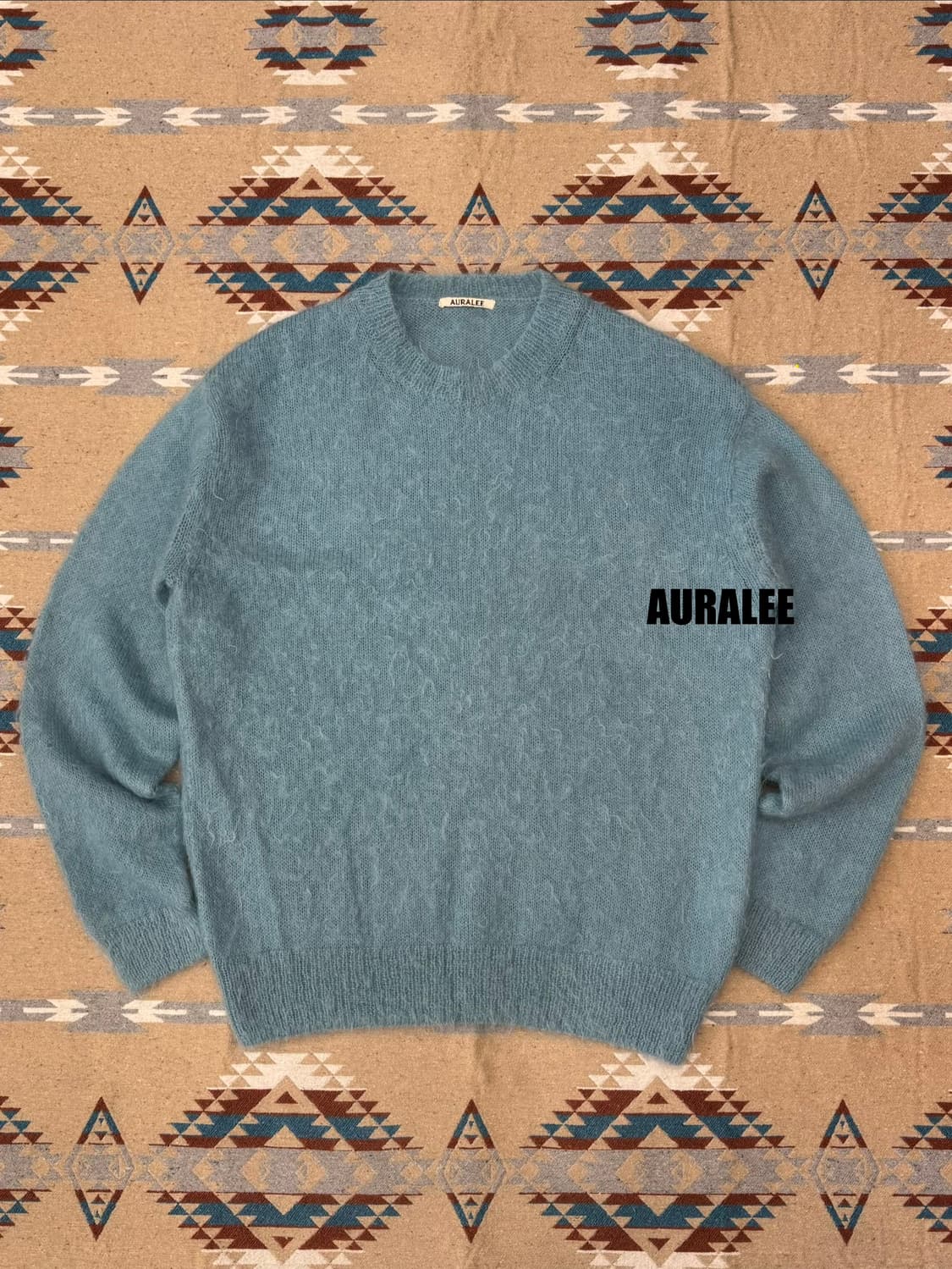 [4][XL] 오라리 슈퍼 키드 모헤어 니트 민트  상품이미지1