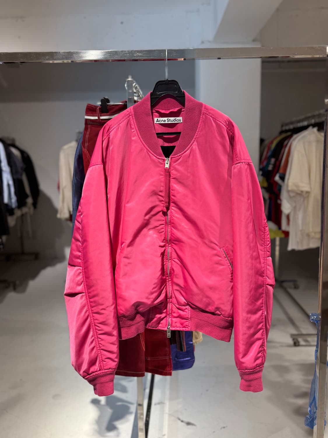 아크네 스튜디오 Acne studios 핑크 봄버자켓 상품이미지1