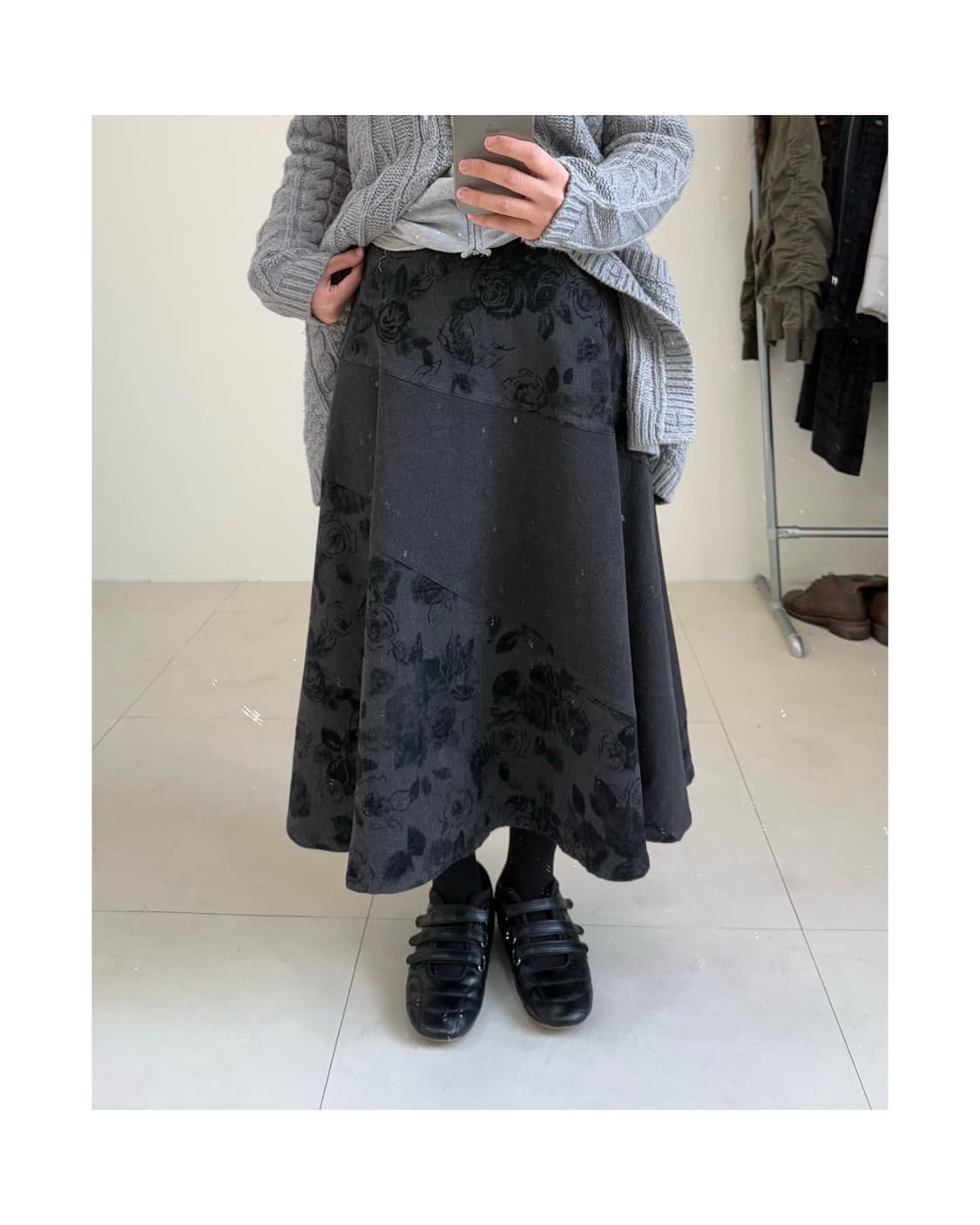 빈티지 플로랄 스커트 상품이미지1