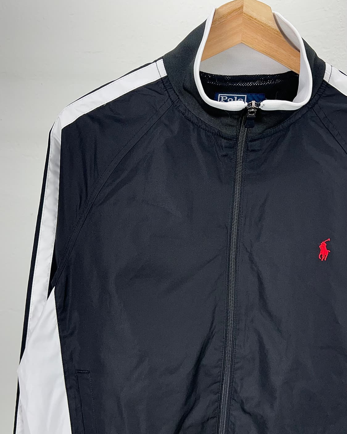 폴로 랄프로렌 사이드 라인 투웨이 레드 포니 풀집업 트랙탑 상품이미지2