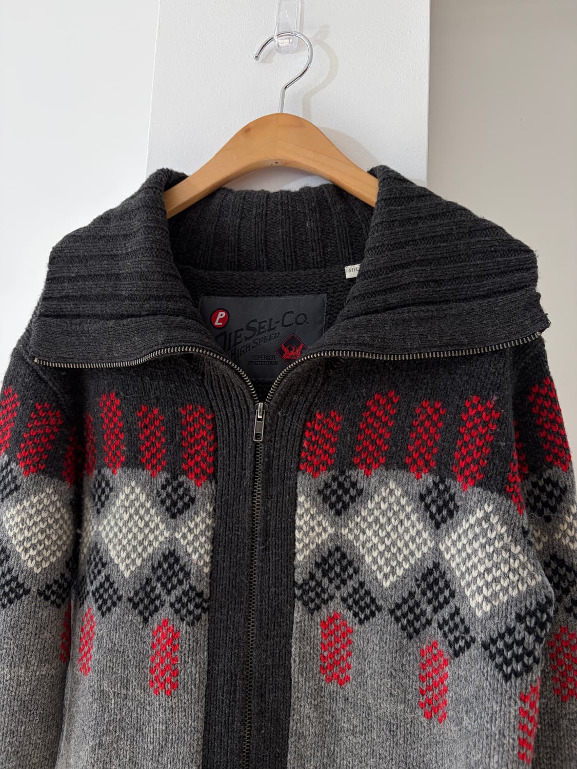 DIESEL knit zip up 상품이미지2