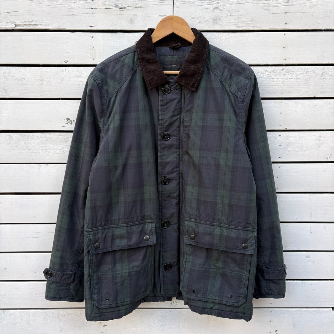 J.crew 제이크루 블랙와치 퀼팅 자켓 상품이미지1