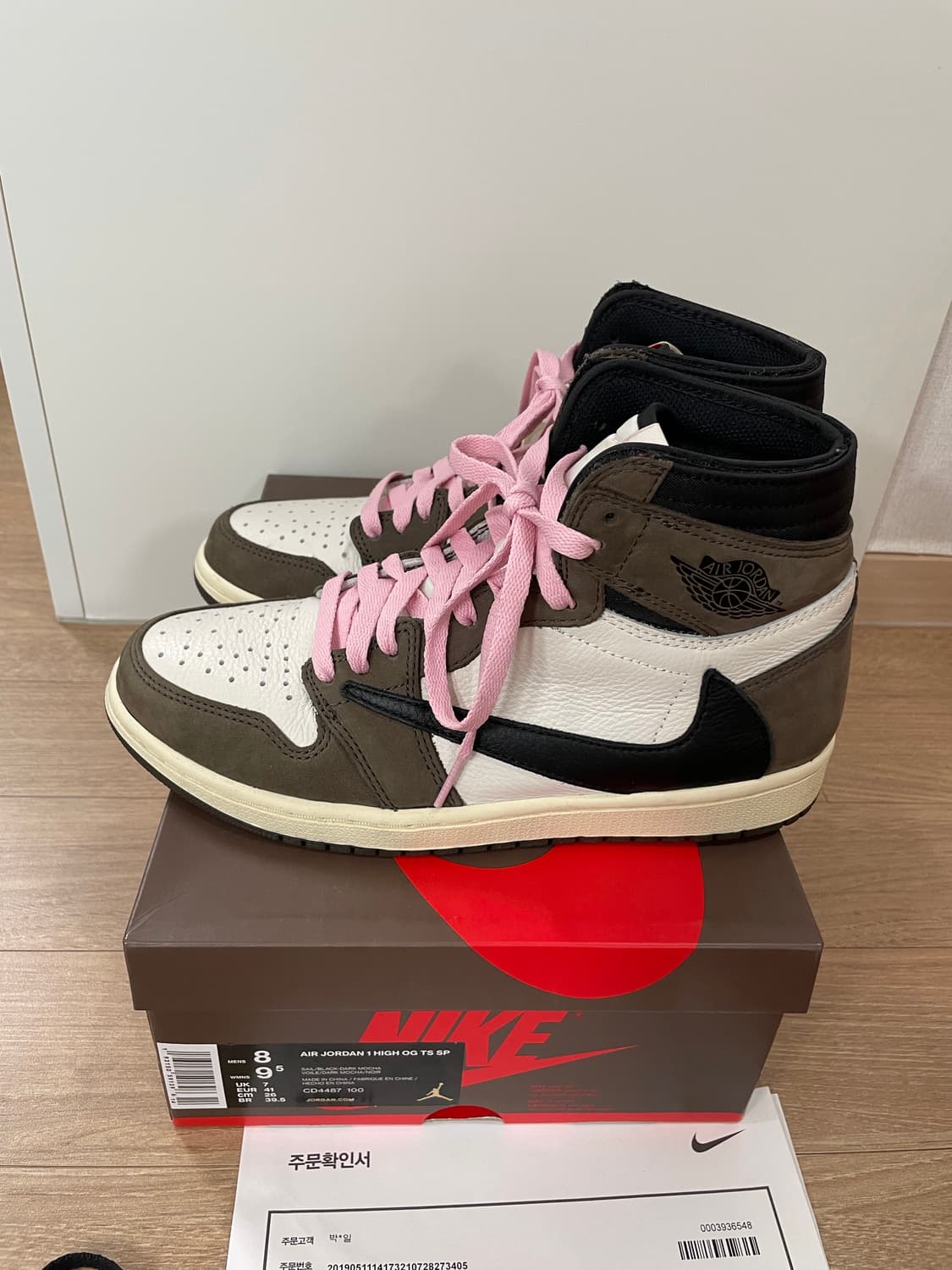 [260] 조던 1 x 트래비스 스캇 레트로 하이 OG SP 모카 상품이미지3