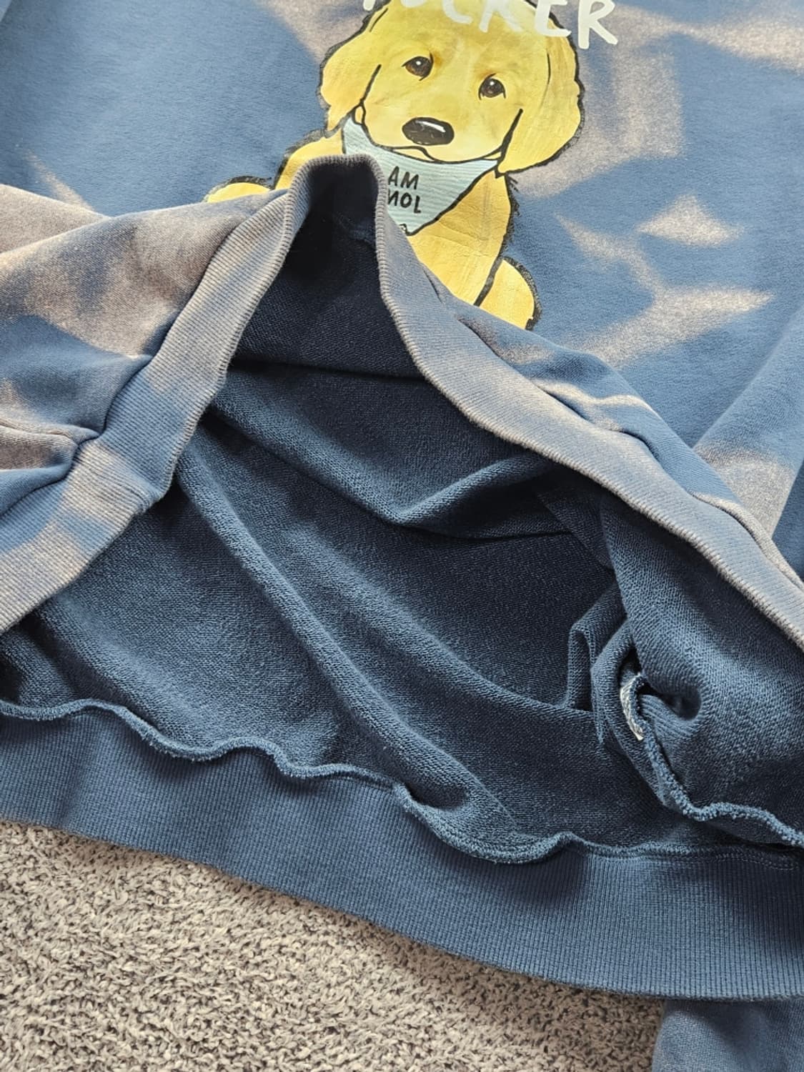 터커 버진 다잉 워시드 커스텀 맨투맨 스웻 셔츠 ( 3XL )/10954 상품이미지9