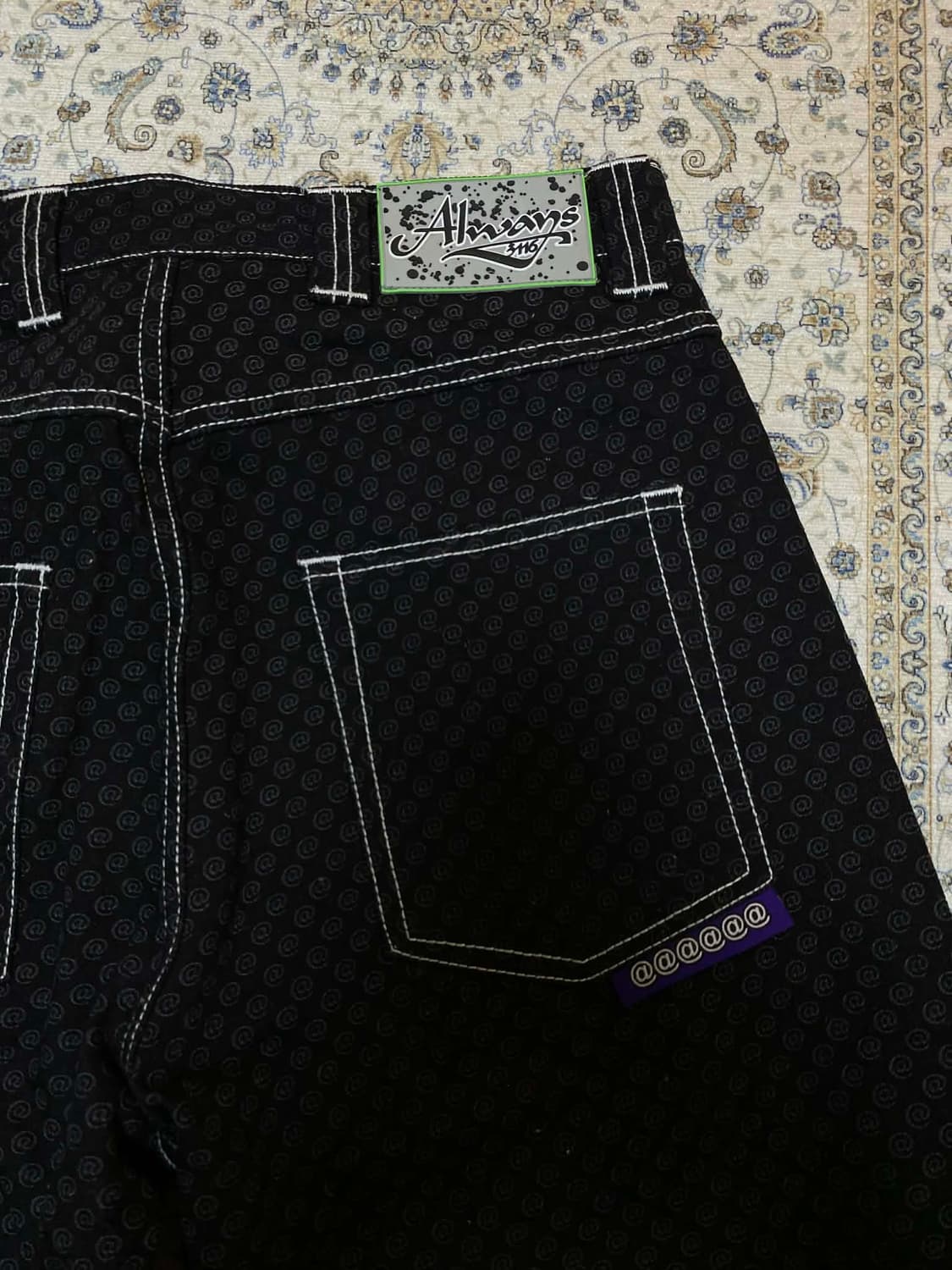 Always do what you should do 데님 팬츠 청바지 상품이미지2