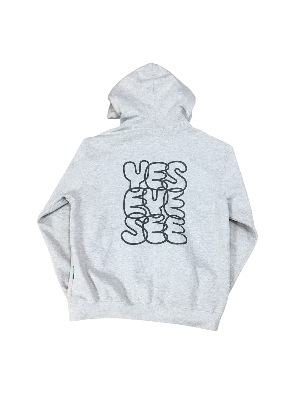 예스아이씨 빅로고 후드티 멜란지그레이 상품이미지3