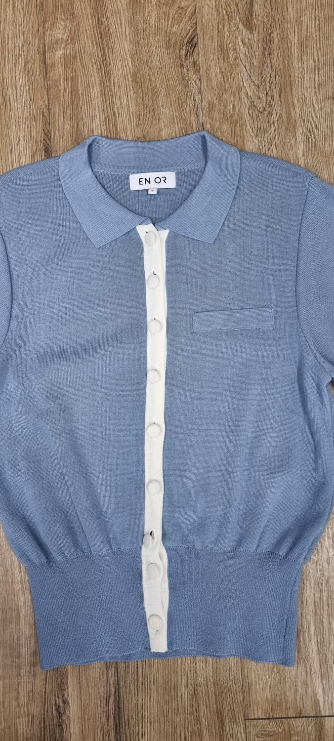 ENOR 엔오르 니트 반팔 가디건 S  _ 여성 상품이미지2