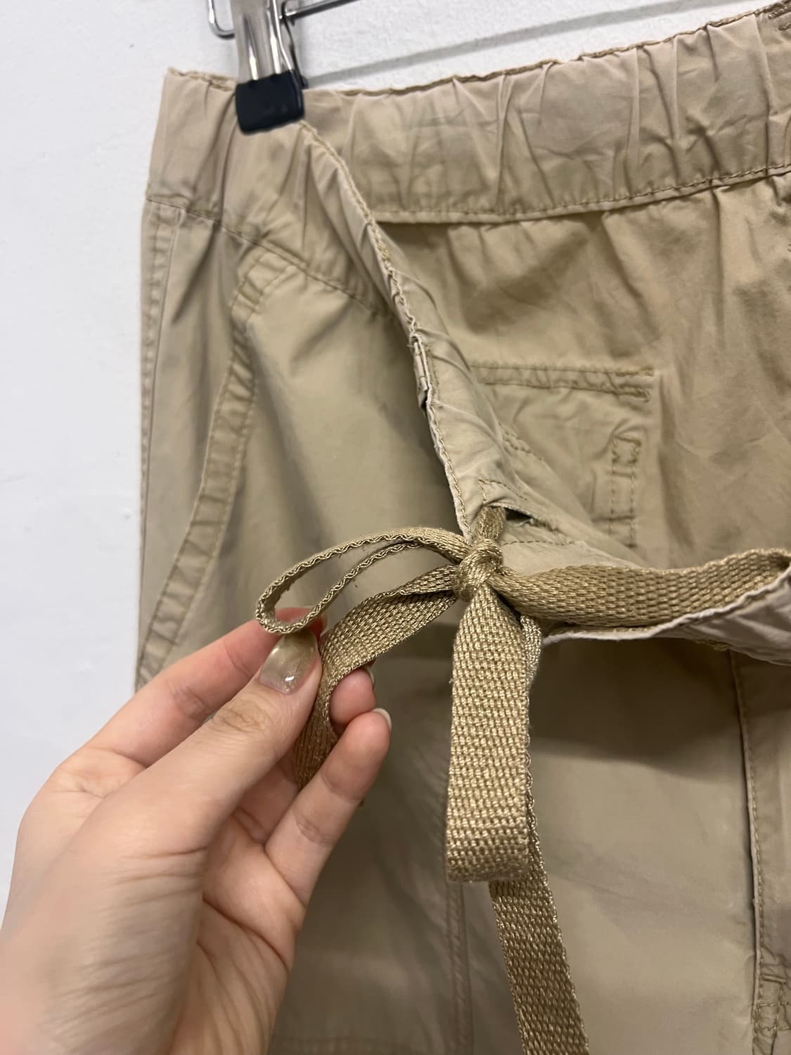 길이조절 칠부 카고 팬츠 상품이미지3