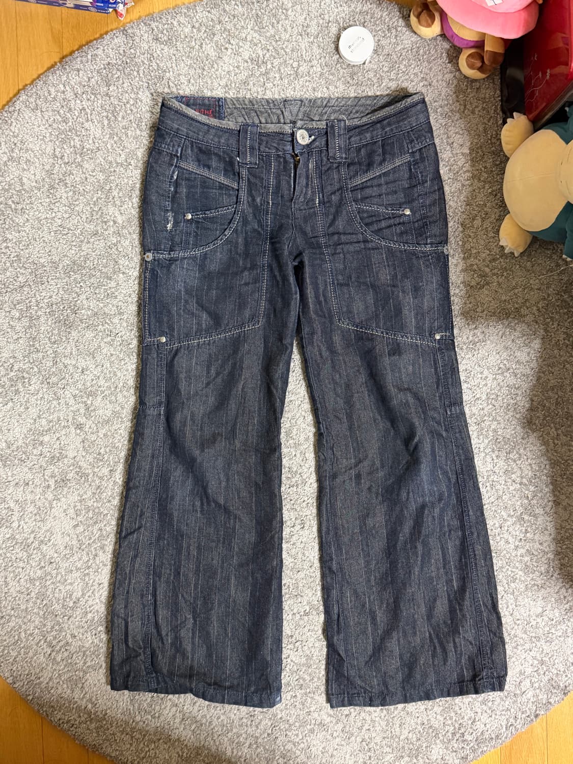 90s 마리떼 프랑소와 저버 로우웨스트 부츠컷진 상품이미지1