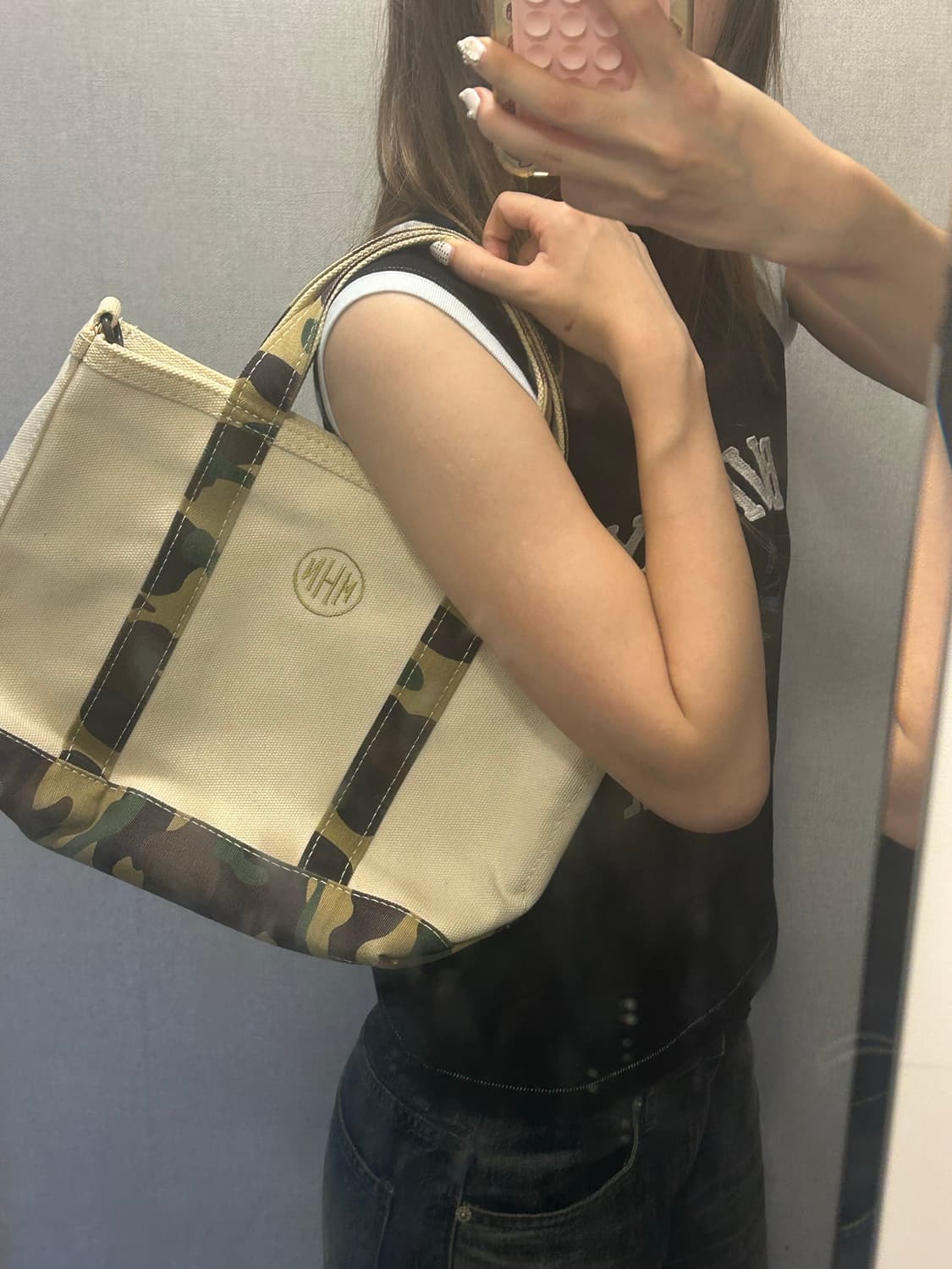 L.L bean 카모 도트백 상품이미지5
