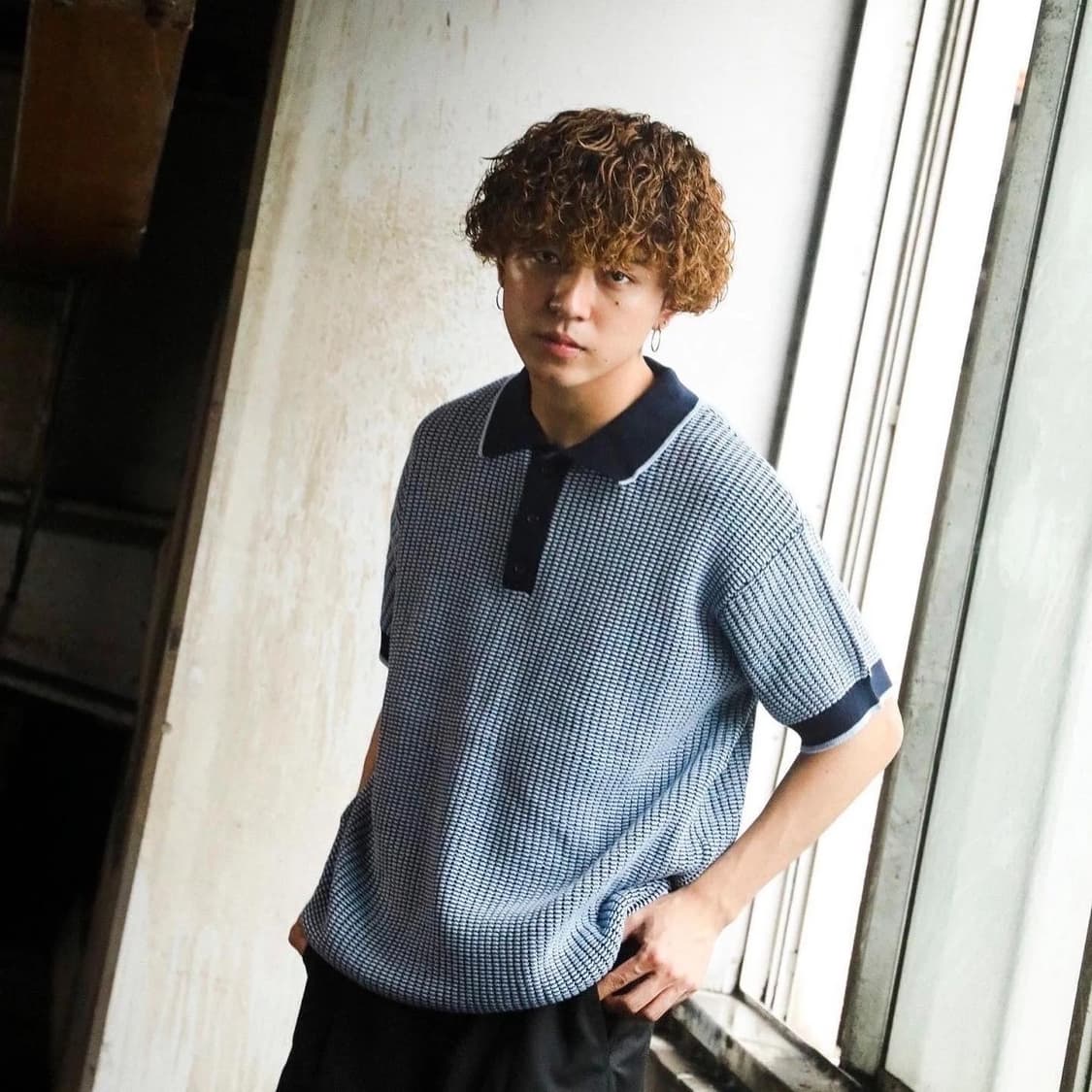 STUDENT APATHY × ORIENS Waffle Shirt 상품이미지2