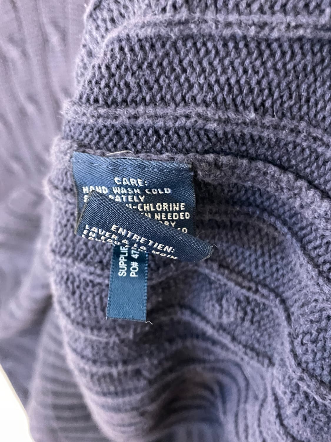 폴로 브이넥 니트  상품이미지7