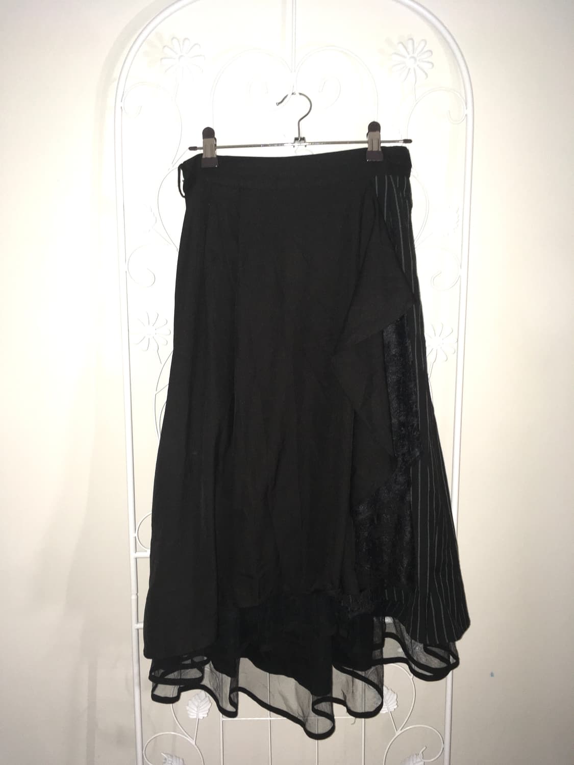 axes femme black antique maxi skirt 상품이미지5