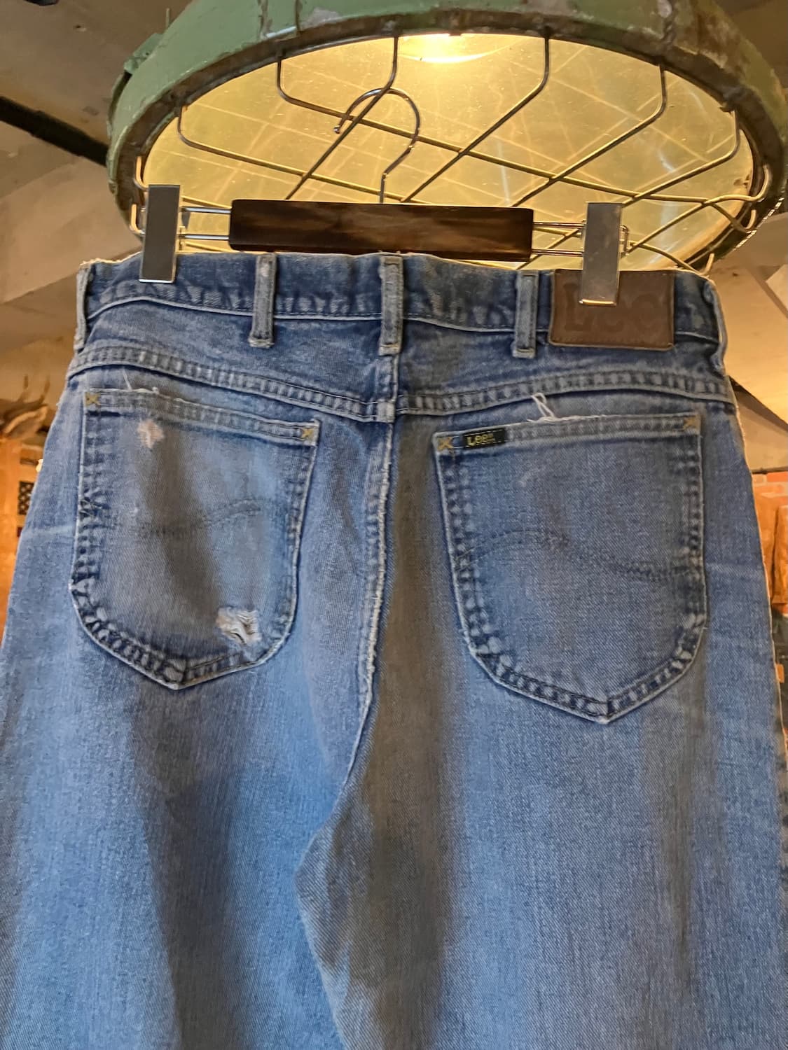 80s USA 빈티지 LEE 리 라이더스 202 부츠컷 데님 팬츠 상품이미지6