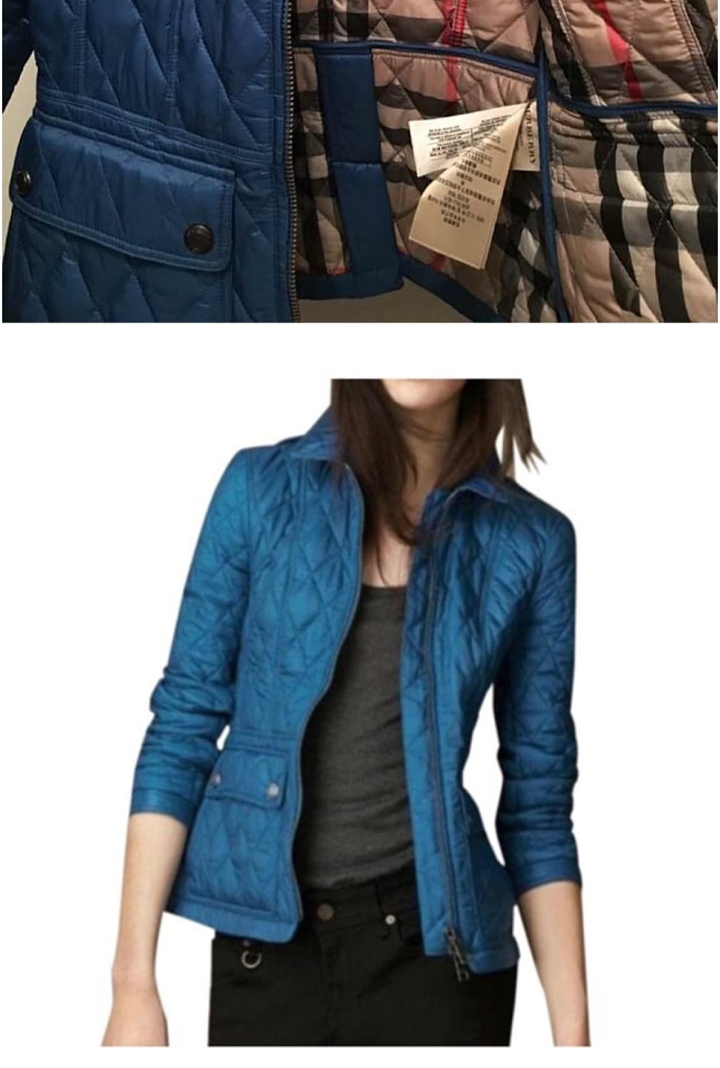 버버리정품 퀼팅  상품이미지1