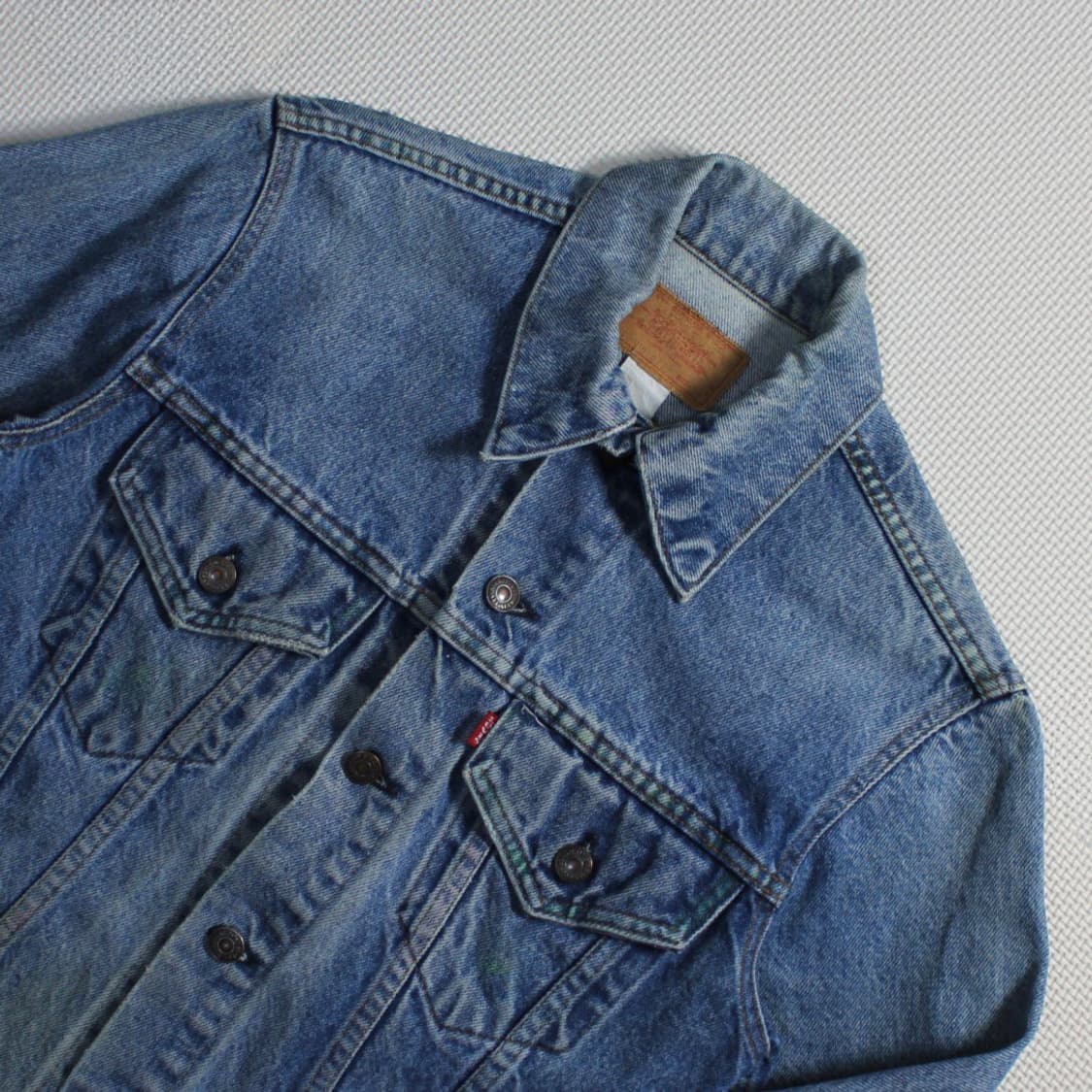 70's Levi’s 리바이스 USA 데님 트러커 자켓 L031 상품이미지2
