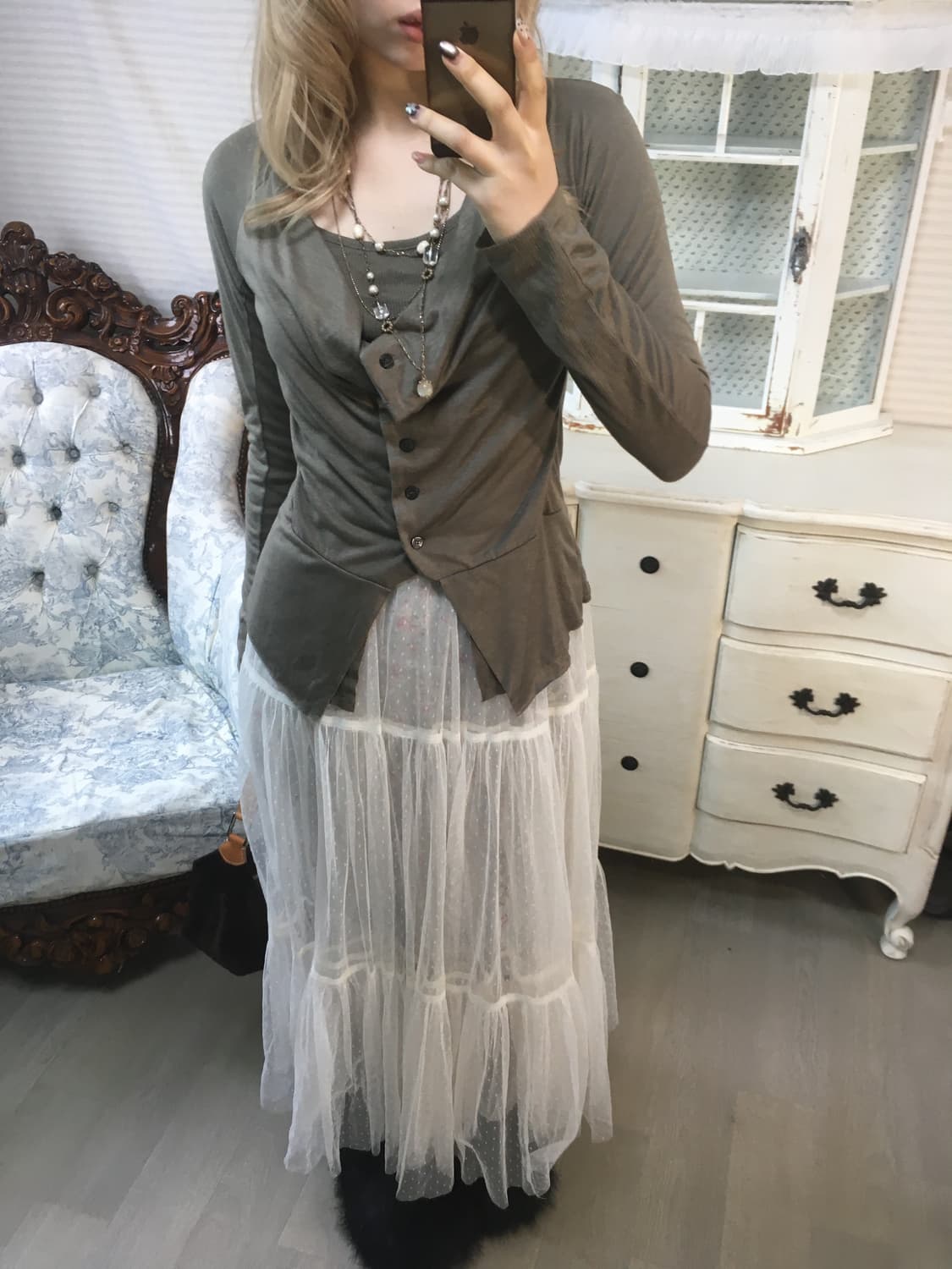 khaki archive drop layered long sleeve 상품이미지4