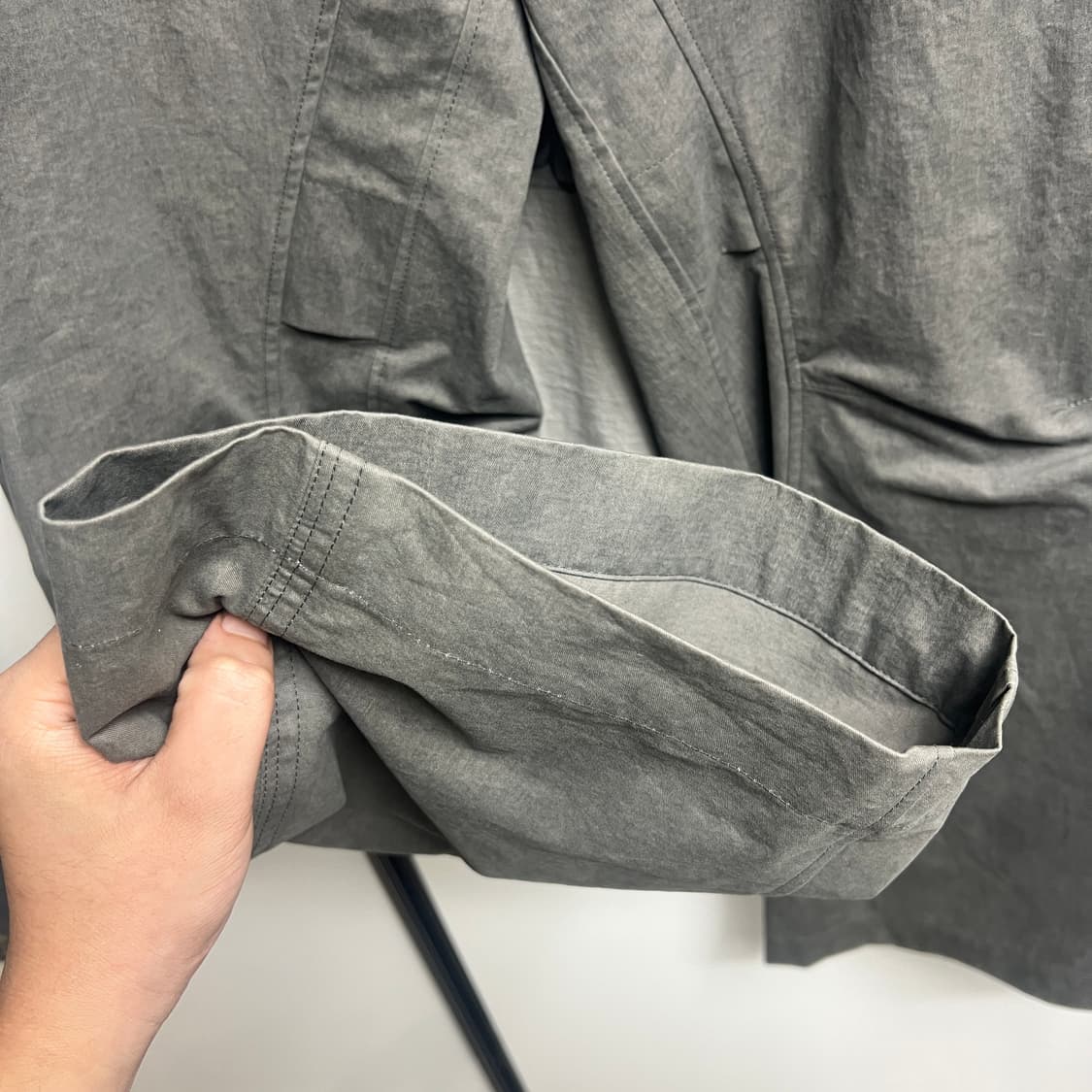 3) 고낙 스켈레톤 팬츠 더스티 올리브 상품이미지5