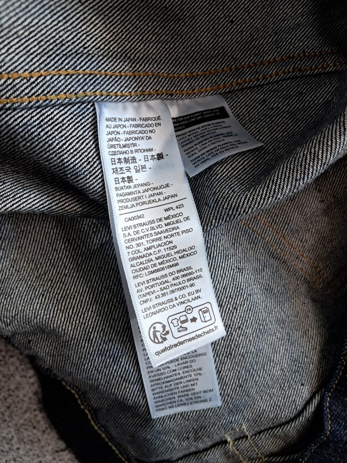 리바이스lcv 데님자켓 상품이미지6