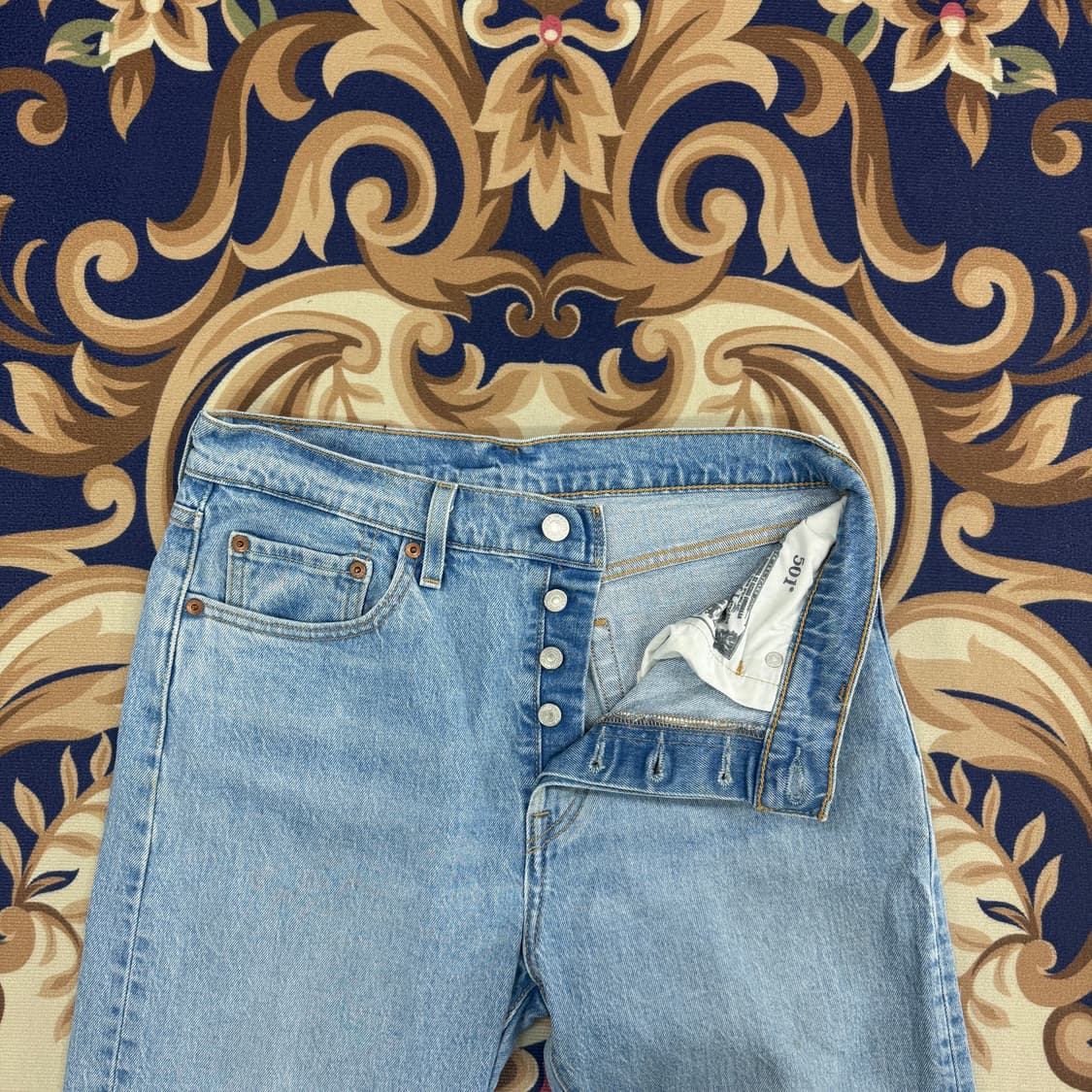 (28)리바이스 Levis 501 연청 데님팬츠 상품이미지4