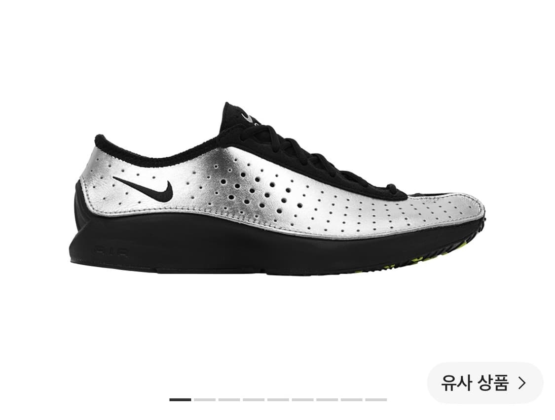 (W) 나이키 에어 슈퍼플라이 메탈릭 실버 앤 블랙255 상품이미지1