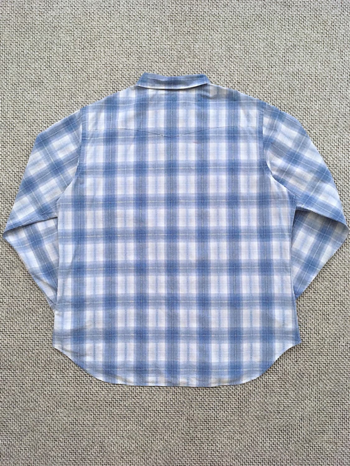 90s Plaid check Pearl snap western shirt 상품이미지8
