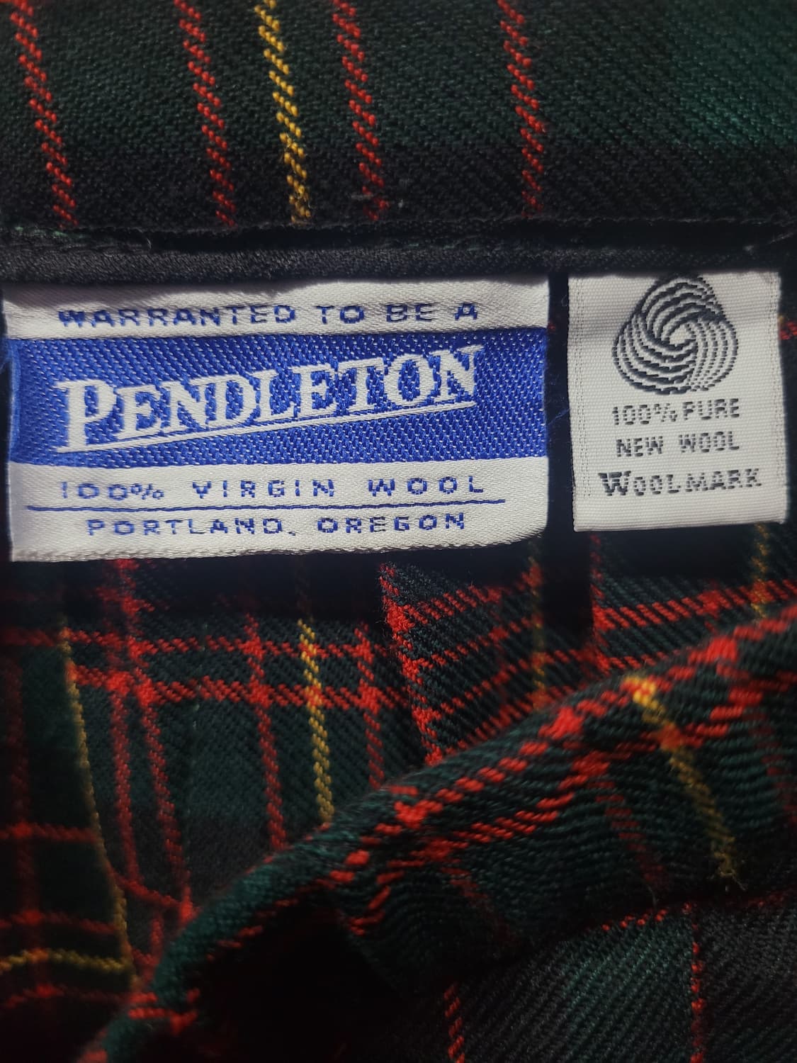 PENDLETON USA 펜들턴 타탄 체크 울스커트 상품이미지5