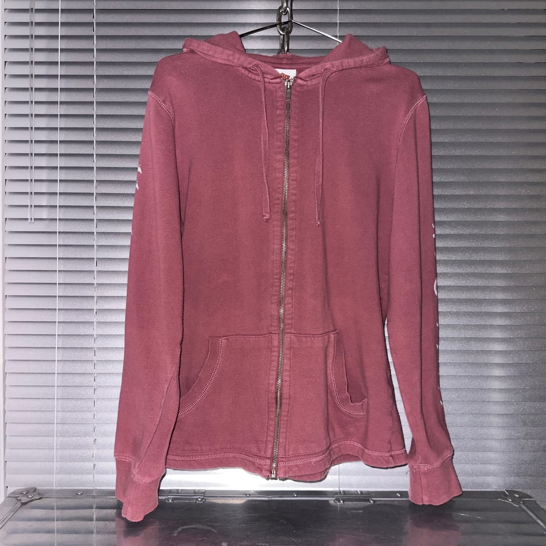 2010 할리데이비슨 레드 빈티지 윙 후드 집업 상품이미지2