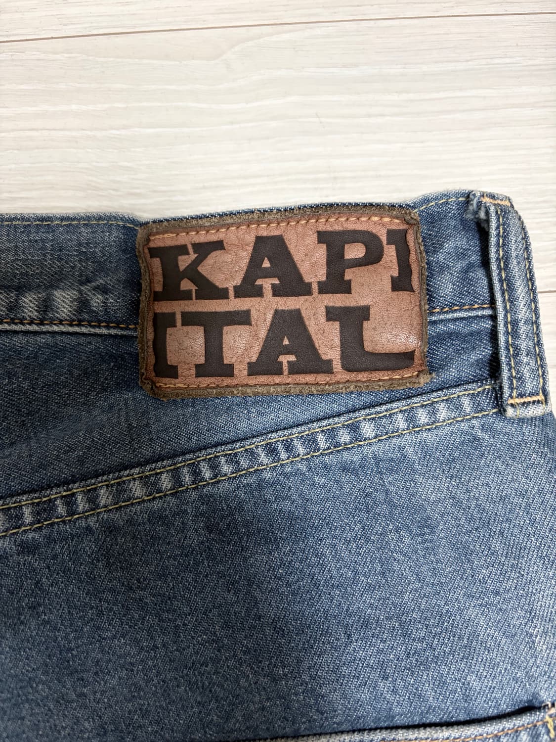 캐피탈 본 데님 쇼츠 상품이미지3