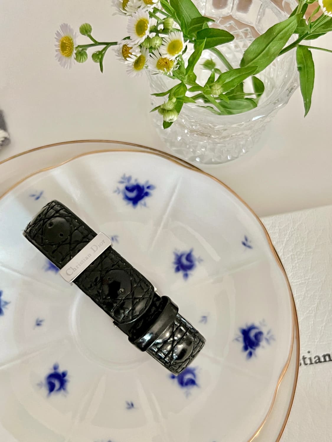 DIOR 레이디디올 까나쥬 스트랩 디올 시계 상품이미지5