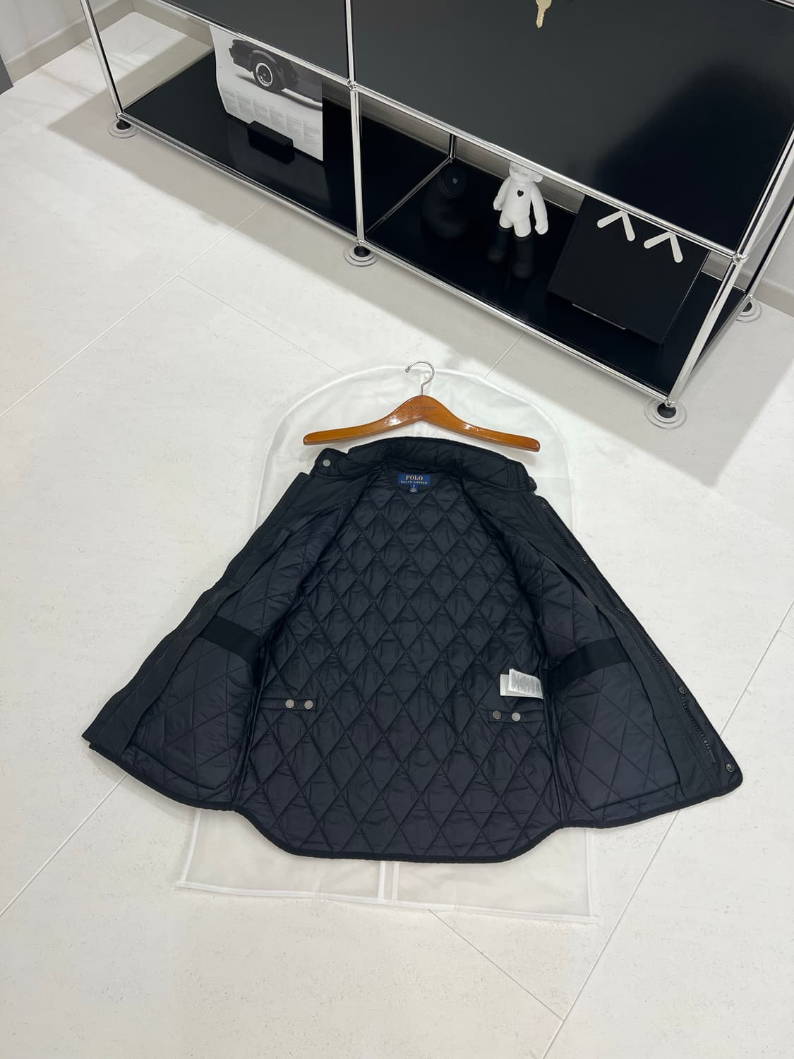 폴로 랄프로렌 퀼팅 베스트 블랙 (S size) 상품이미지5